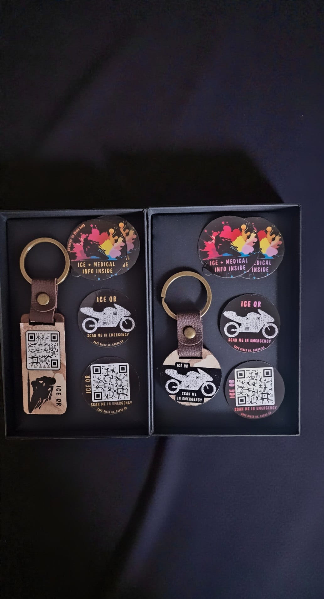 Set for 2 motorcyclists