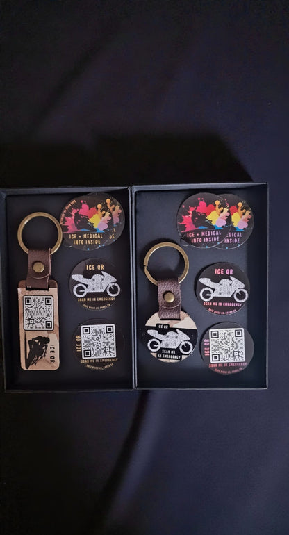 Set for 2 motorcyclists